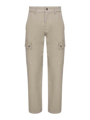 BURBERRY: Pantalons casual - Pantalons Décontractés - Beige