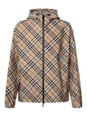 BURBERRY: casual jackets - Reversible Checked Jacket