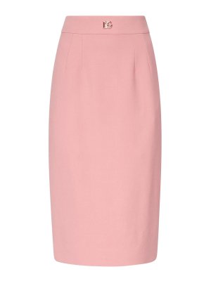DOLCE & GABBANA: Jupes midi et au genou - Jupe Midi - Couleur Chair