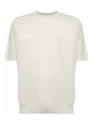 Tシャツ・カットソー ELEVENTY Men T Shirts K75TSHK02TES0K266011302 White Eleventy Cotton T-Shirt - White - Men | K75TSHK02TES0K266011302