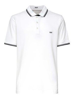 Valentino Garavani Cotton Pique Polo Shirt With Vlogo Patch
