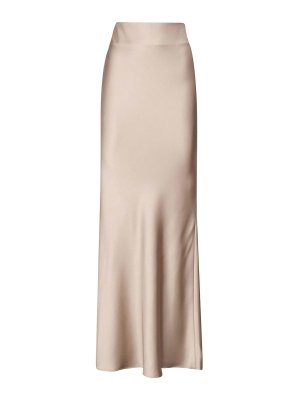 THE ANDAMANE: Long skirts - Long Satin Skirt