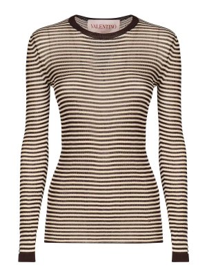 VALENTINO GARAVANI: crew necks - Striped Jersey