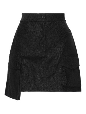 ミニスカート COURREGES Women Mini Skirts 125CJU218PL0178 Black Mini Skirt S.38 Courrèges Black | Monogram Paris