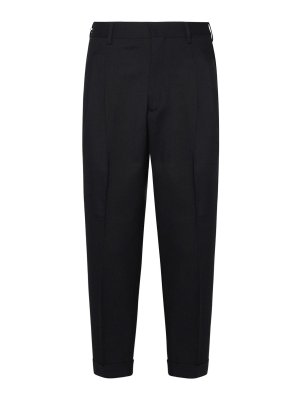 BEABLE: casual trousers - Pure Virgin Wool Trousers