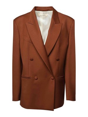 ジャケット entire studios SS25 SINGLE BREASTED BLAZER (ES2670SS 0SS) Entire Studios Single Breasted Blazer - Brown - Women