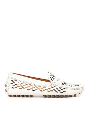 TOD'S: ロファー＆スリッパ - ローファー - 白
