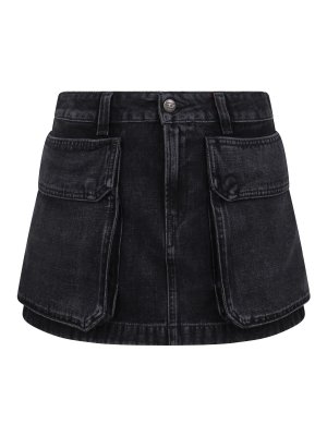 スカート PINKO Woman Skirt Black 105214A2LD Z99 PINKO TAFFETA MAXI-SKIRT | REVERSIBLE