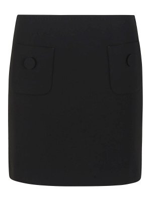 Maison Margiela ひざ丈スカート 黒 2007425Y0288 Maison Margiela（メゾンマルジェラ）ひざ丈スカート 黒 サイズ