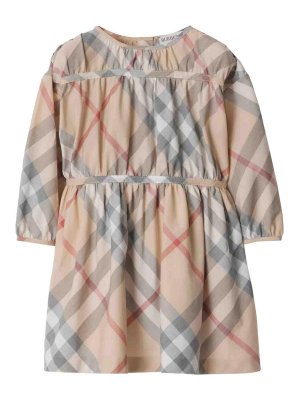 BURBERRY: Robe longueur genou - Robe Au Genou - Gris