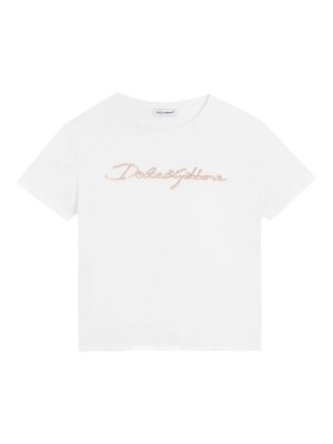 Dolce & Gabbana Jr: Camisetas - Camiseta - Blanco