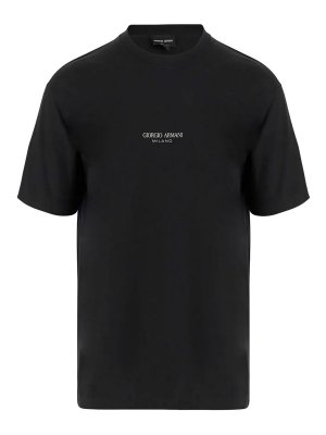 GIORGIO ARMANI: T-shirts - T-Shirt - Schwarz
