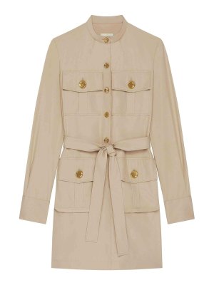 GIVENCHY: Vestidos media pierna - Vestido Midi - Gris