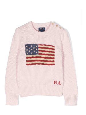 POLO RALPH LAUREN: U-Boot-Ausschnitt - U-Boot-Pullover - Nude