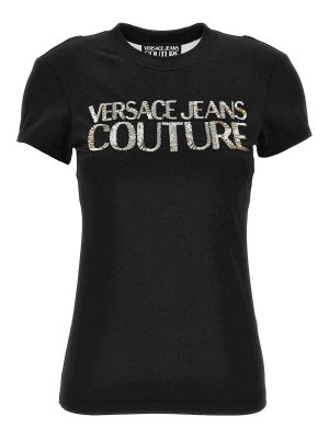 Tシャツ・カットソー ETRO Woman T-Shirt Grey WRMA0006AK788 S8290 COTTON T-SHIRT WITH PLACED PRINT