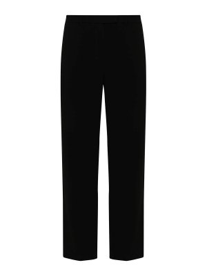 S MAX MARA: Pantalones casual - Pantalón Casual - Negro