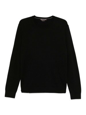 MICHAEL KORS: maglia collo a barchetta - Core Merino Crew Emb