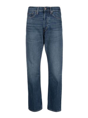 POLO RALPH LAUREN: Bootcut - Bootcut Jeans - Blau