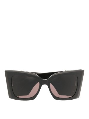 サングラス THE ATTICO 'Norma' sunglasses Black THE ATTICO Norma Sunglasses in Yellow Gold, Black, & Green