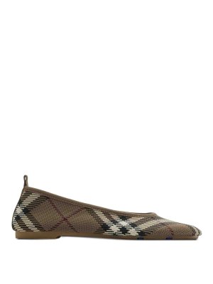 BURBERRY: flat shoes - Logo flats