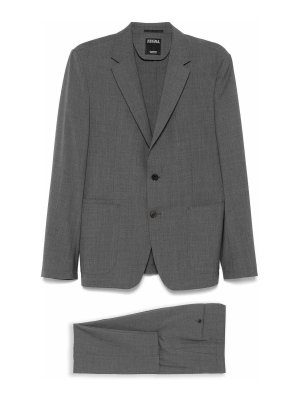 ZEGNA: Vestidos de gala - Traje - Negro