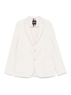 Hugo Boss: Vestes de costume - Blazer - Blanc