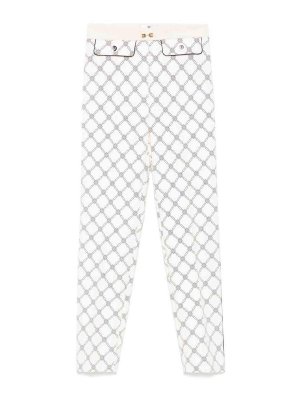 ELISABETTA FRANCHI: Pantalons casual - Pantalons Décontractés - Blanc