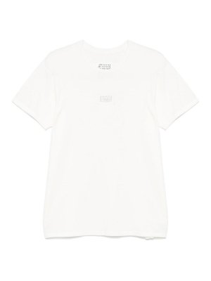 Maison Margiela: t-shirts - T-shirt with numbers motif
