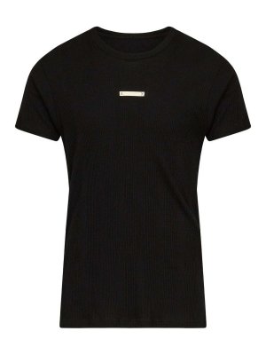 Maison Margiela: T-shirts - T-Shirt - Schwarz