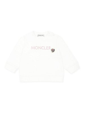 MONCLER JR: Sweatshirts und Pullover - Sweatshirt - Weiß