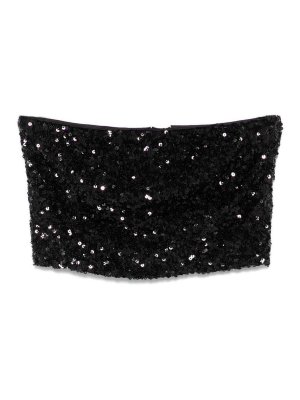 ROTATE Birger Christensen: Tops & Tank tops - Short top with sequins