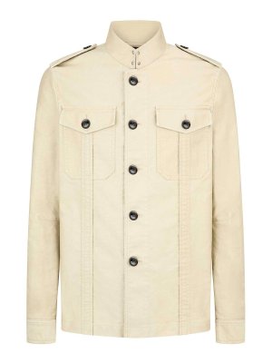 TOM FORD: giacche casual - Giacca di cotone leggera color sabbia