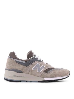 NEW BALANCE: lace-ups shoes - Suede and mesh sneakers