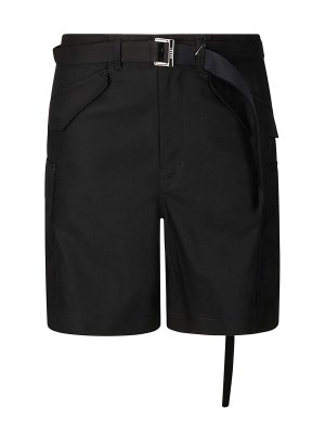 Sacai: Shorts - Shorts - Negro