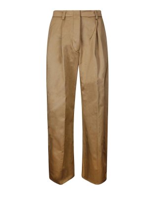 Balenciaga Logo Pants - Beige - Women | 814016TRLB19711