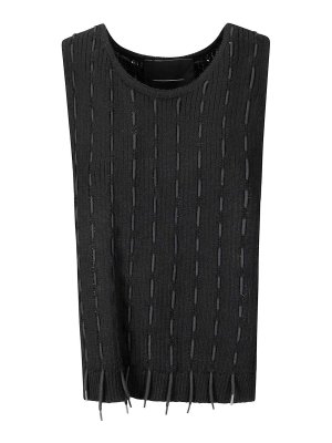 INSTITUTION: Tops & Tank tops - Laces Basted Knit Tank