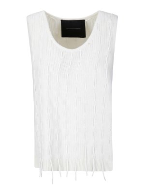 INSTITUTION: Tops & Tank tops - Laces Basted Knit Tank