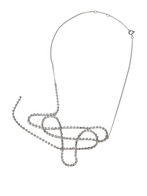 DRIES VAN NOTEN: Collier - Colliers - Argent