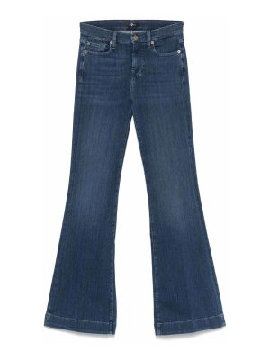 7 FOR ALL MANKIND: ブーツカットジーンズ - ブーツカットジーンズ - ブルー