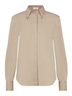 BRUNELLO CUCINELLI: Camisas - Camisa - Marrón