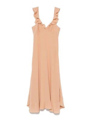 CHLOE': Robe longueur genou - Robe Au Genou - Marron
