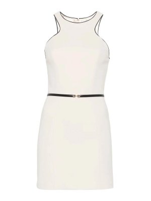 ELISABETTA FRANCHI: knee length dresses - Dress With Belt