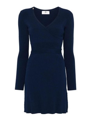ELISABETTA FRANCHI: knee length dresses - Knit Dress