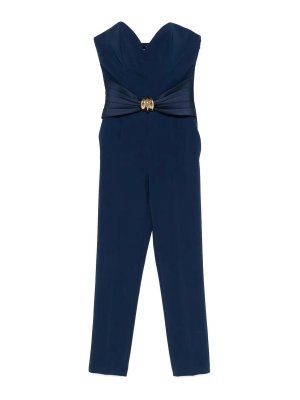 ELISABETTA FRANCHI: Jumpsuits - Jumpsuit - Blau