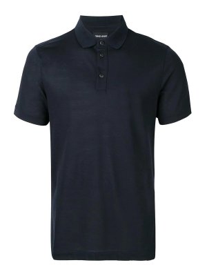 GIORGIO ARMANI: Poloshirts - Poloshirt - Blau