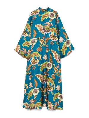 J.W. Anderson Space Dye Cotton Blend Dress - Blue