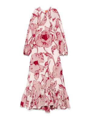パーティードレス ZIMMERMANN halliday midi wrap dress with pockets 1408DSS241 Zimmermann Halliday Tiered Wrap Midi Dress Floral Size 3