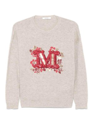 Max Mara: クルーネック - クルーネック - ベージュ