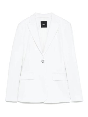 ジャケット PAROSH Women Jackets D420411BETULLA002 White P.A.R.O.S.H. Linen Jacket - White - Women | D420411BETULLA002