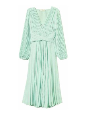TWINSET: Knielange Kleider - Knielanges Kleid - Hellgrün